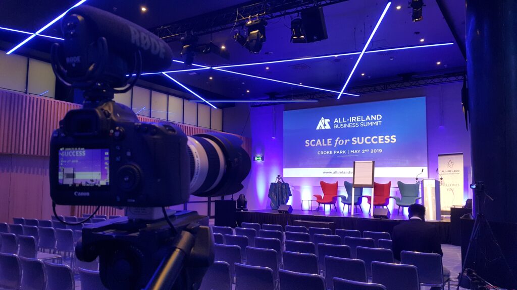 Business event filming